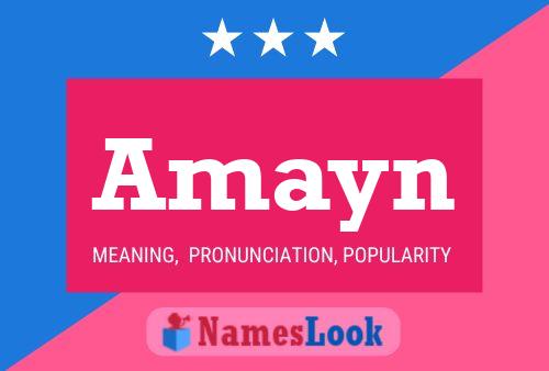 Póster del nombre Amayn