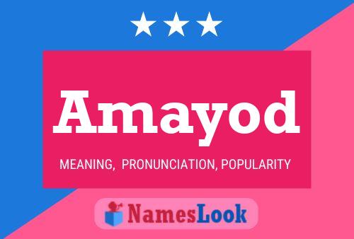 Póster del nombre Amayod