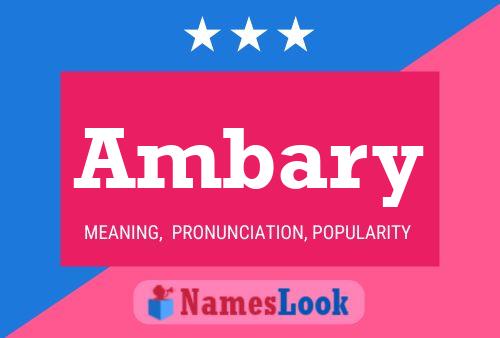 Póster del nombre Ambary