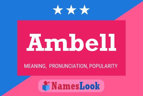 Póster del nombre Ambell