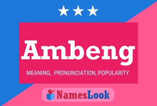 Póster del nombre Ambeng