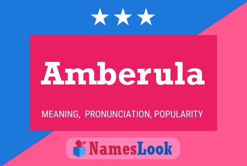 Póster del nombre Amberula