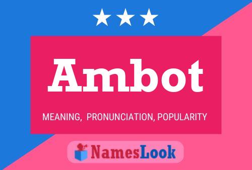 Póster del nombre Ambot