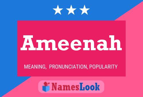 Póster del nombre Ameenah