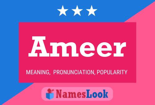 Póster del nombre Ameer