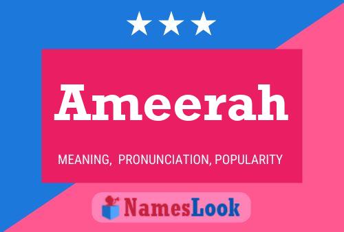 Póster del nombre Ameerah