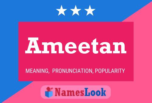 Póster del nombre Ameetan