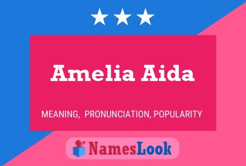 Póster del nombre Amelia Aida