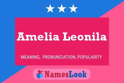 Póster del nombre Amelia Leonila