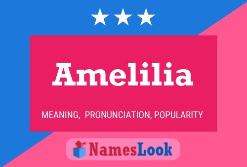 Póster del nombre Amelilia