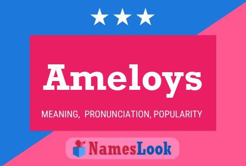 Póster del nombre Ameloys