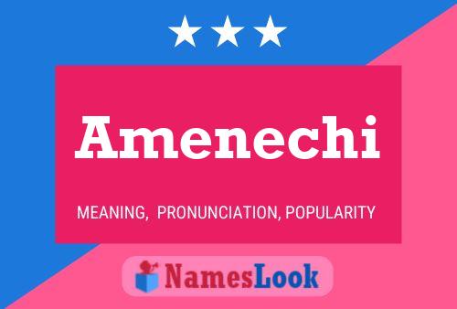 Póster del nombre Amenechi