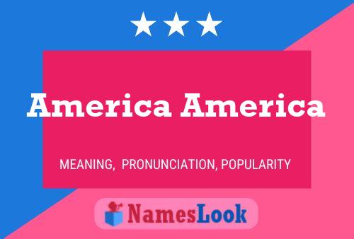 Póster del nombre America America