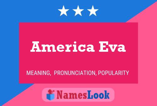 Póster del nombre America Eva