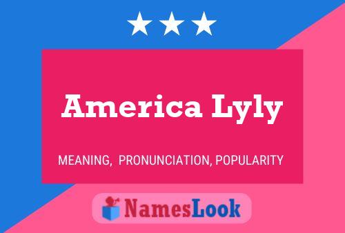 Póster del nombre America Lyly