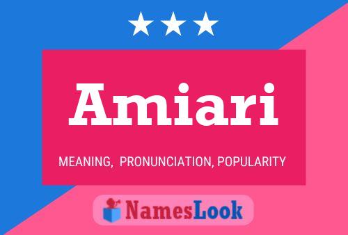 Póster del nombre Amiari