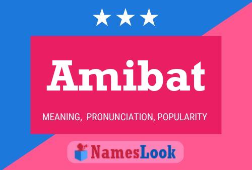 Póster del nombre Amibat