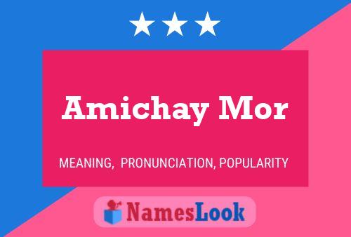 Póster del nombre Amichay Mor