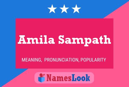 Póster del nombre Amila Sampath