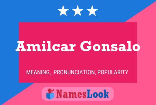 Póster del nombre Amilcar Gonsalo