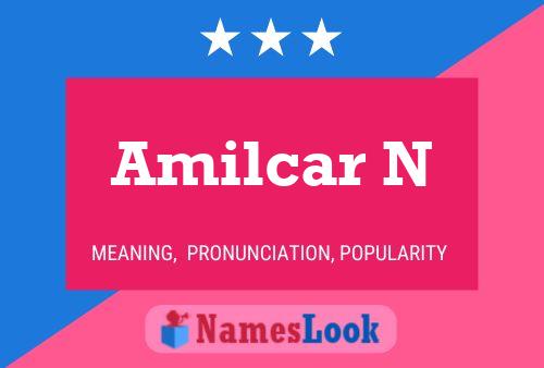 Póster del nombre Amilcar N