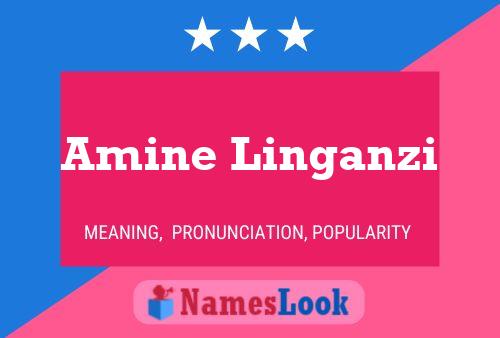 Póster del nombre Amine Linganzi