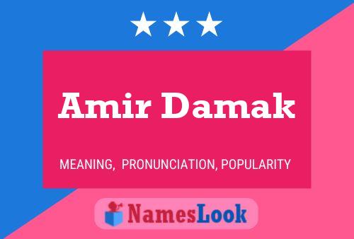 Póster del nombre Amir Damak