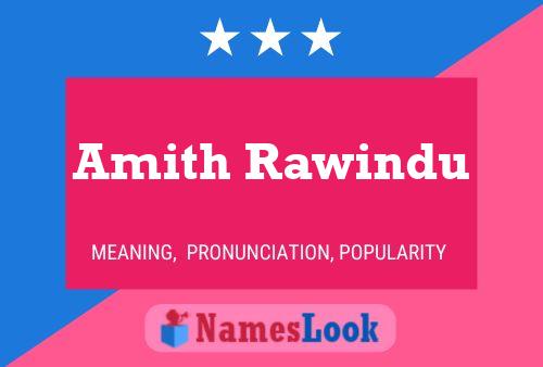 Póster del nombre Amith Rawindu