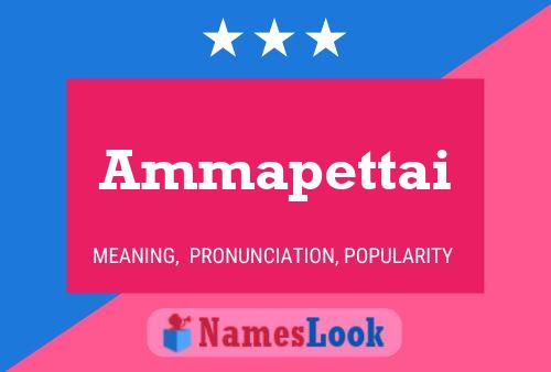 Póster del nombre Ammapettai