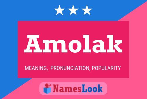 Póster del nombre Amolak