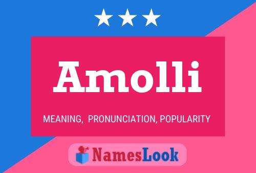 Póster del nombre Amolli