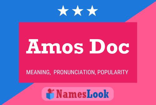 Póster del nombre Amos Doc