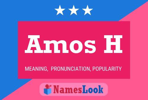 Póster del nombre Amos H