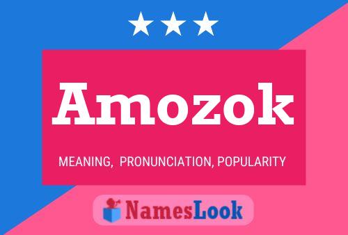 Póster del nombre Amozok