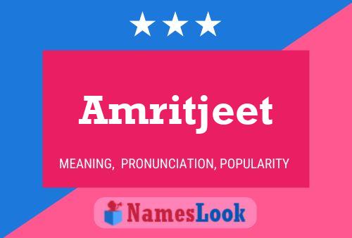 Póster del nombre Amritjeet