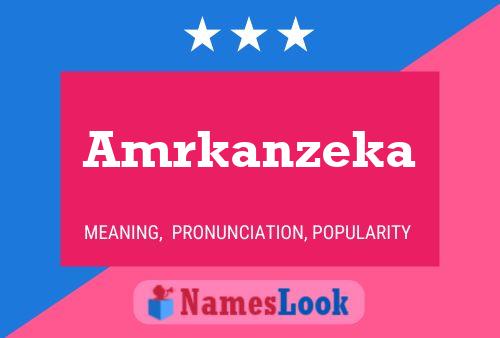 Póster del nombre Amrkanzeka