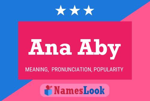 Póster del nombre Ana Aby