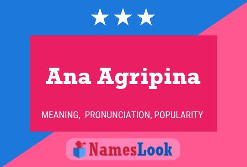 Póster del nombre Ana Agripina