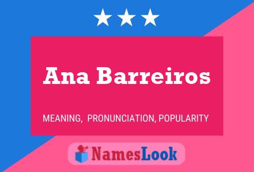 Póster del nombre Ana Barreiros