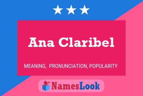 Póster del nombre Ana Claribel