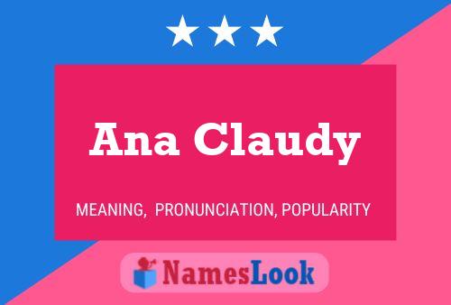 Póster del nombre Ana Claudy