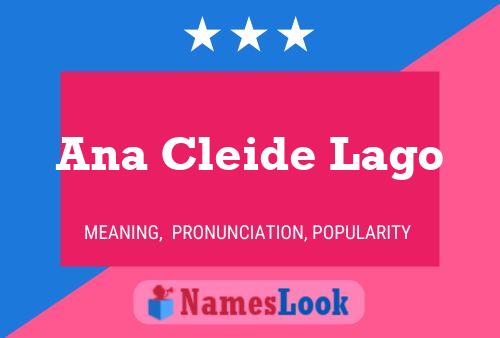 Póster del nombre Ana Cleide Lago