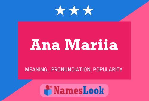 Póster del nombre Ana Mariia