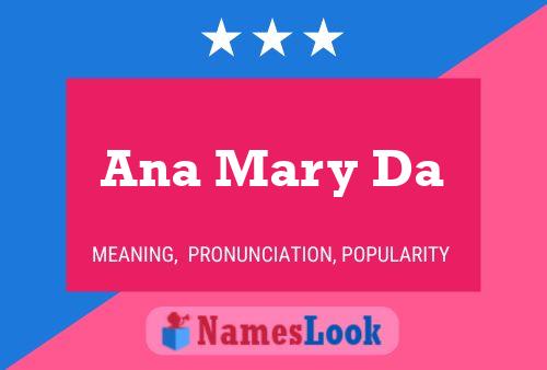 Póster del nombre Ana Mary Da