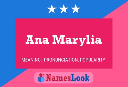 Póster del nombre Ana Marylia