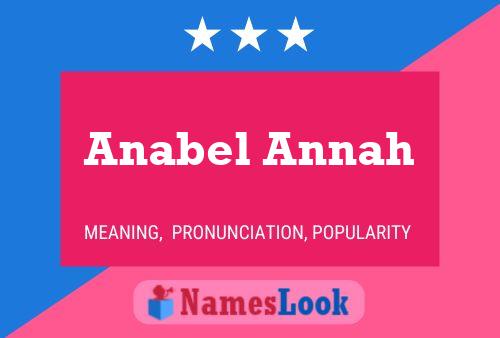 Póster del nombre Anabel Annah