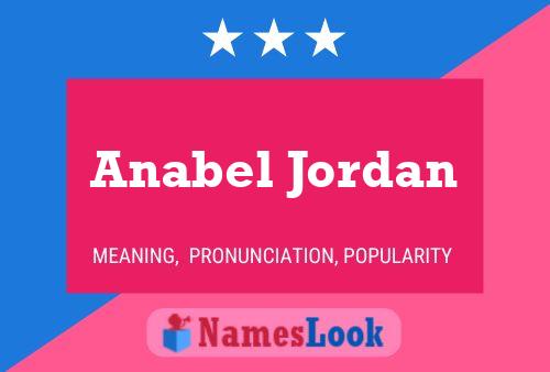 Póster del nombre Anabel Jordan