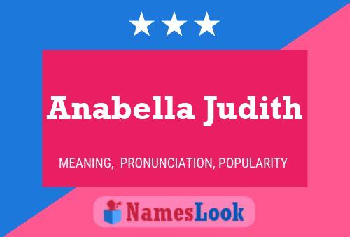 Póster del nombre Anabella Judith