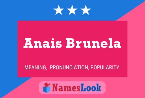 Póster del nombre Anais Brunela