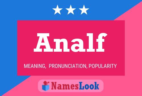 Póster del nombre Analf